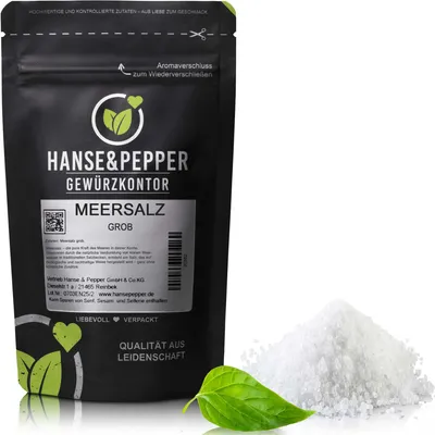 Produktbild von 1kg Meersalz - grob