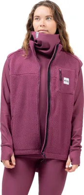 Produktbild von EIVY Women Weste Lumberjackie Sherpa pinkgundy XL