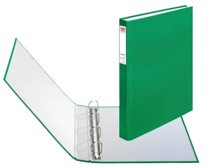 Produktbild von Herlitz Ringbuch / DIN A4 / 25mm Füllhöhe / 4-Ring-Mechanik / Farbe: grün
