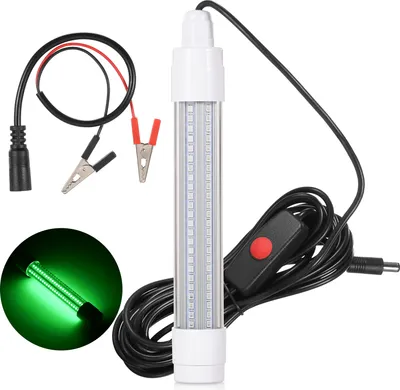 Produktbild von 144 LED Tauchfischerlicht Unterwasserfischsucherlampe Nachtfischkoeder Koederlicht Fisch, der Licht anzieht