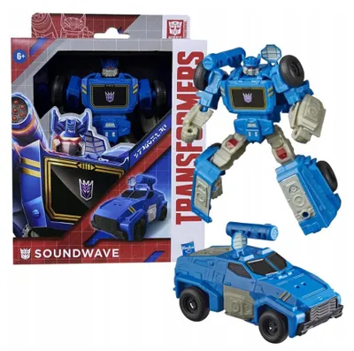Produktbild von Transformers Optimus Prime Bumble Bee Megatron Actionfigur Figur 18 cm - Soundwave