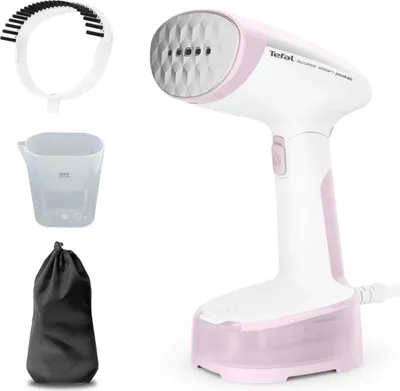 Produktbild von TEFAL DT3050 Manual Clothes Steamer 0.12 l Pink White
