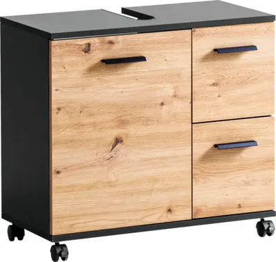 Obrázek produktu pro Koupelnová skříňka pod umyvadlo Möbelpartner Palermo dub 65,1 x 60 x 32 cm
