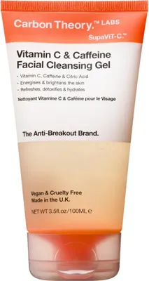 Produktbild von Carbon Theory Gesichtswaschmittel mit Vitamin C und Koffein 100 ml
