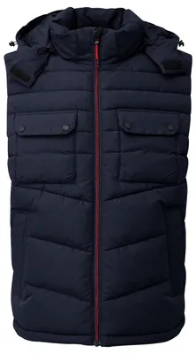 Immagine prodotto di Gilet da outdoor da uomo s.Oliver – Vestibilità regular, cappuccio removibile