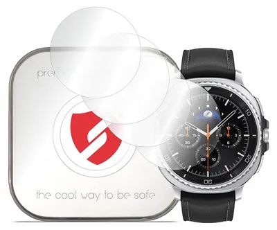 Obrázek produktu pro Smart Protection – ochranná fólie Premium Classic (4 ks) pro Samsung Galaxy Watch8 Classic – průhledná