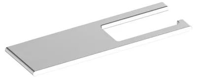 Produktbild von KEUCO EDITION 400, Toilettenpapierhalter mit Ablage, starr, Aluminium-silber-eloxiert, 11573170000