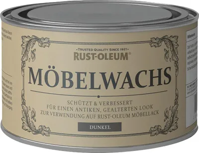 Produktbild von Rust-Oleum Kreidefarbe Möbelwachs 400 ml schwarz