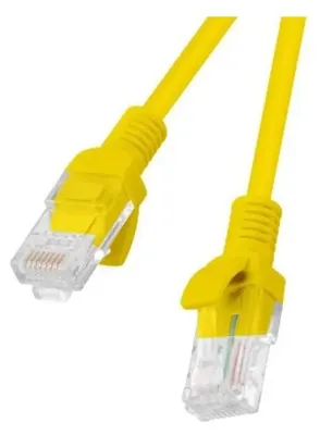 Obrázek produktu pro Lanberg PCU5-20CC-0025-Y, 0,25 m, Cat5e, U/UTP (UTP), RJ-45, RJ-45, Žlutá