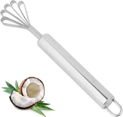 Obrázek produktu pro Škrabka na kokosy z nerezové oceli, kuchyňské náčiní pro domácnost