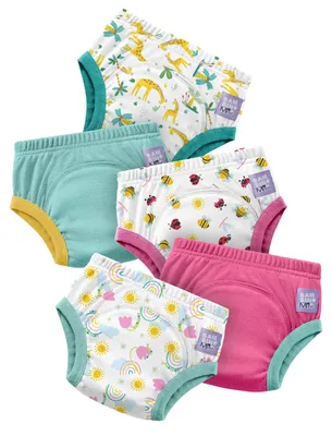 Immagine prodotto di Pannolini addestramento Bambino Mio, confezione da 5, taglia 4-5 anni, modello "GARTENPARTY", prodotto in Europa