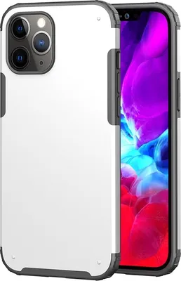 Produktbild von Mobigear Ultra Tough iPhone 12 Pro Max Hülle Hardcase Backcover Stoßfest - Weiß