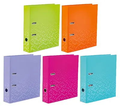 Produktbild von HERMA Ordner sortiert A4 Karton Color 5Stk