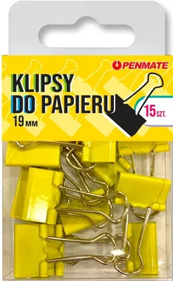 Obrázek produktu pro Kancelářské sponky Penmate žluté 19 mm TT8322