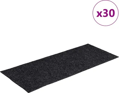 Produktbild von Stufenmatten Selbstklebend 30 Stk. 60x25 cm Dunkelgrau Rechteckig