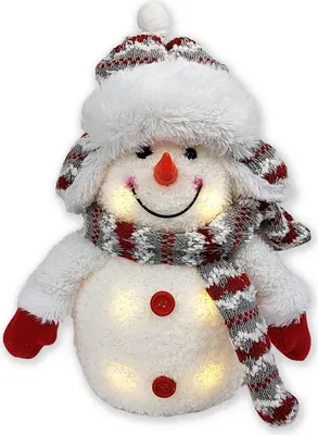 Produktbild von LED Deko Schneemann Beleuchtet mit Mütze, Schal und Handschuhe