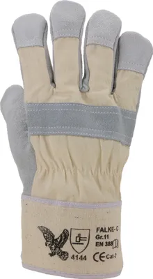 Produktbild von Arbeitshandschuh Gr.11 Falke-C natur 600123292 /4010346 Rindspaltleder