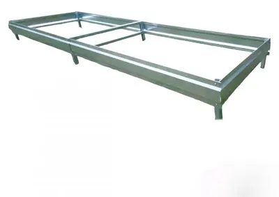 Image de Jardinière surélevée 65 x 299 cm en acier galvanisé