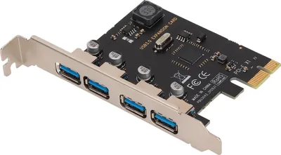 Obrázok produktu pre Rozširujúca karta PCI E na USB 3.0 4 porty 5Gbps Vysokorýchlostný prenos bez napájania Rozširujúca karta USB3.0