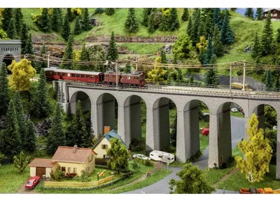 Produktbild von Faller Viadukt-Set, 2-gleisig, gerad 222599