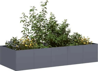 Produktbild von Maison Exclusive - Pflanzgefäß Anthrazit 200x80x40 cm Stahl