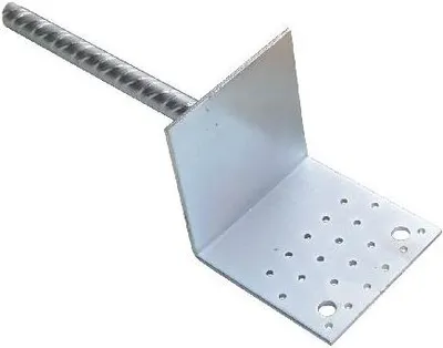 Produktbild von bodenankerfuß 14-03 120x100mm BV/P Zn