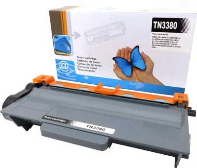 Produktbild von D&C Toner kompatibel mit Brother TN3380 – 8.000 Seiten, Hohe Kapazität, Umweltfreundlich, Schwarz