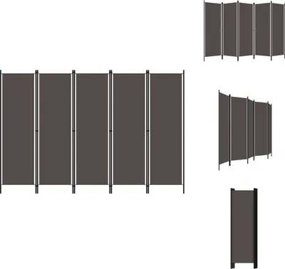 Multiple views of a room divider.