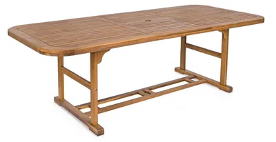 Produktbild von Ausziehbarer Gartentisch aus Akazienholz 100x180–240 cm Noemi YES