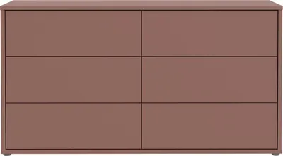 Produktbild von Sideboard >ALICE SPRINGS< 6 Schübe, push to open, terrakottafarbig - 154,5x83,1x41,5cm (BxHxT)