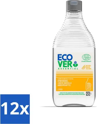 Produktbild von Ecover - Essential Geschirrspülmittel - Zitrone - 450 ml - Vorteilspack - 12 Stücke