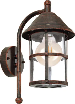Produktbild von SAN TELMO Wand-/Deckenleuchte Lampe Beleuchtung - L18 x H35 x AL24 cm - antik-braun - 1X60W exkl. - IP23