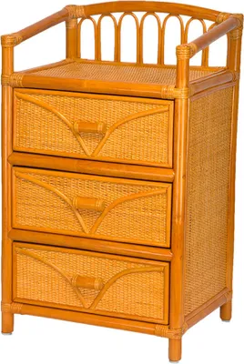 Produktbild von RattaNeo Coral e161 Kommode Cognac Rattan Natur
