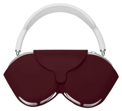 Produktbild von kwmobile Hülle für Apple AirPods Max / AirPods Max 2 Case - Kopfhörer Tasche Etui aus Silikon - Cover in Bordeaux Violett