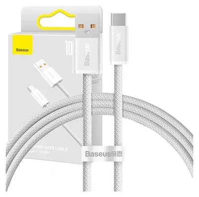 Immagine prodotto di Cavo Usb Do Usb-C Baseus Serie Dinamica, 100W, 2M (Biały)