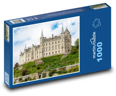 Obrázok produktu pre Puzzle 1000 Zámok Dunrobin v Škótsku - martinpuzzle