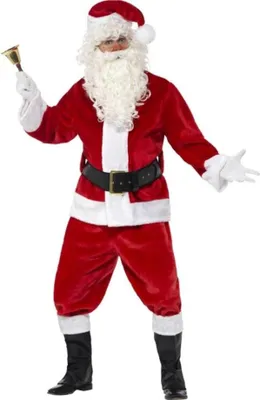 Produktbild von Klassisches Weihnachtsmann Kostüm Faschingskostüm Größe: M-L
