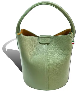Immagine prodotto di Borsa a tracolla da donna Florence in pelle, verde chiaro D2OTF169L3