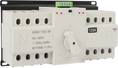 Image de 4P 125A AC 400V Commutateur de transfert automatique Double alimentation Commutateur de transfert automatique