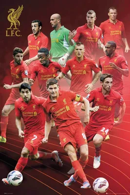 Produktbild von Fußball - Poster - Liverpool - Players 12/13