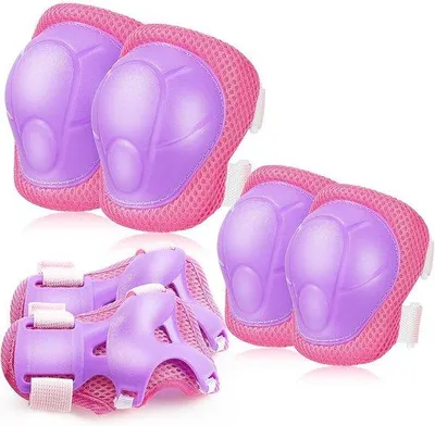 Productafbeelding van Beschermende Set voor Kinderen - KniePads, ElleboogPads en PolsPads voor Rolschaatsen, Fietsen en Skateboarden