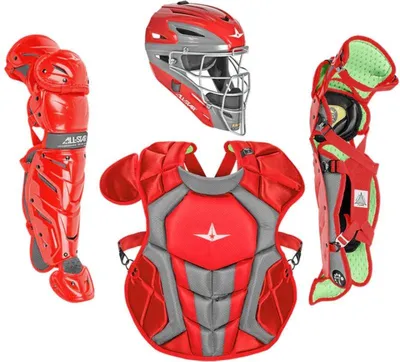 Produktbild von All Star CKCC1216S7X Catcher's Kit 12-16 Jahre Farbe Scharlachrot
