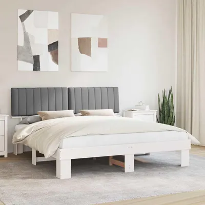 Obrázok produktu pre Maison Exclusive – posteľový rám s čalúneným čelom Svetlosivá 180 x 200 cm
