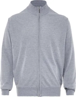 Produktbild von boline herren strickjacke - hellgrau melange, XXL