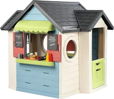 Image de Maison de Jeu Enfant Smoby Chef House, Cuisine et Marchande, 48 Accessoires, Matière Recyclée, Dès 2 Ans