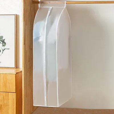 Produktbild von Kleiderschutzkoffer, transparenter Kleiderschutzkoffer mit Reißverschluss, wasserdicht, stoffdicht, motenschutzfähig für Anzüge und Jacken (60 * 30 * 110 cm)