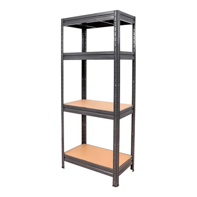 Produktbild von STIER Schwerlast-Fachbodenregal, Fachlast 600kg, Feldlast 1600kg, HxBxTxH 1770x900x450 mm, 4 Böden, Stahlgestell