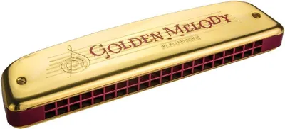 Mundharmonika, 40 Messingzungen, Tonart C, Tremolo