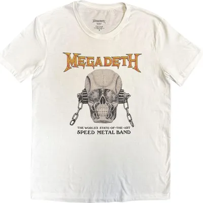 Obrázek produktu pro Megadeth - "Speed Metal" tričko pro muže/dámy Uni RO15053 (XXL) (Bílá)