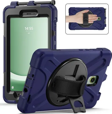 Produktbild von Samsung Galaxy Tab Active 3 / Tab Active 5 Hülle - Heavy Duty Case mit Ständer - Blau